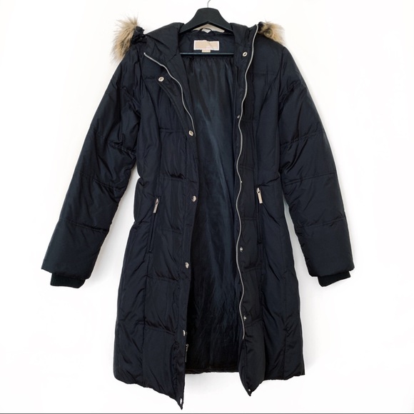 Michael Kors Down Fill Jacket with Faux Fur Trim - Picture 3 of 8